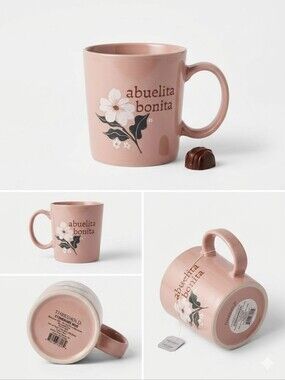 Threshold Pink Floral 'Abuelita Bonita' Ceramic Mug Beautiful Grandma